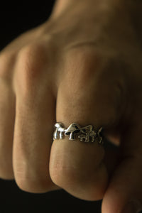 Silver Mushroom Ring - Fashion Jewelry by Yordy.