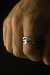 Silver Twirls Ring
