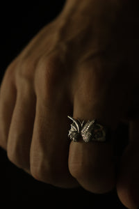 Silver Butterfly Angel Ring - Fashion Jewelry by Yordy.