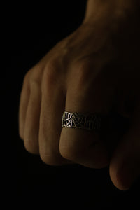 Silver Spider Web Ring - Fashion Jewelry by Yordy.