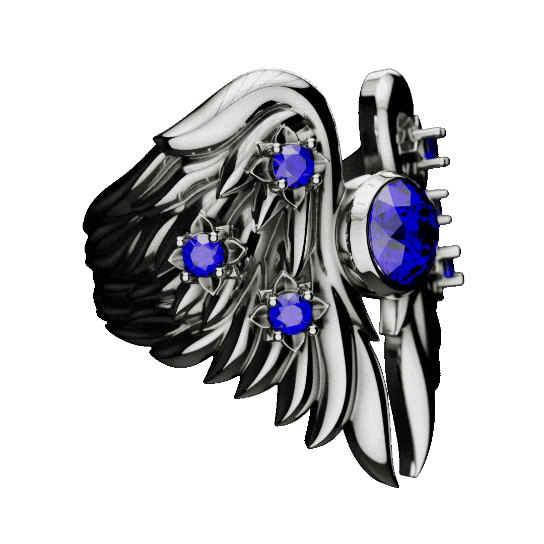 Azure Seraph Ring