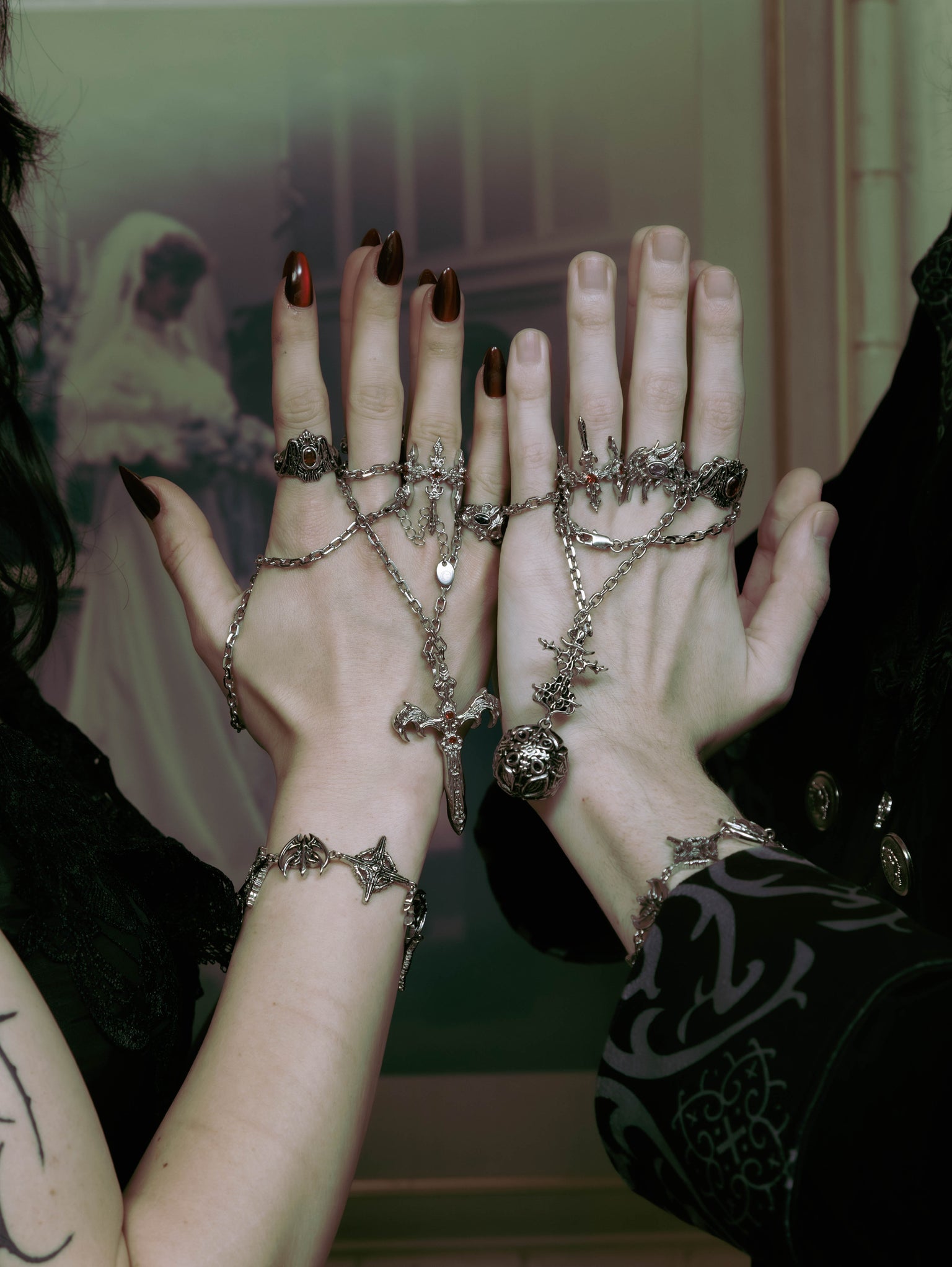 Crimson Requiem Necklace - Fashion Jewelry by Yordy.