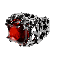 Silver Melting Stone Ring - Fashion Jewelry by Yordy.