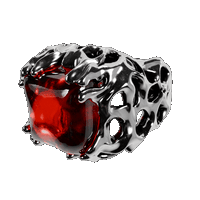 Silver Melting Stone Ring - Fashion Jewelry by Yordy.
