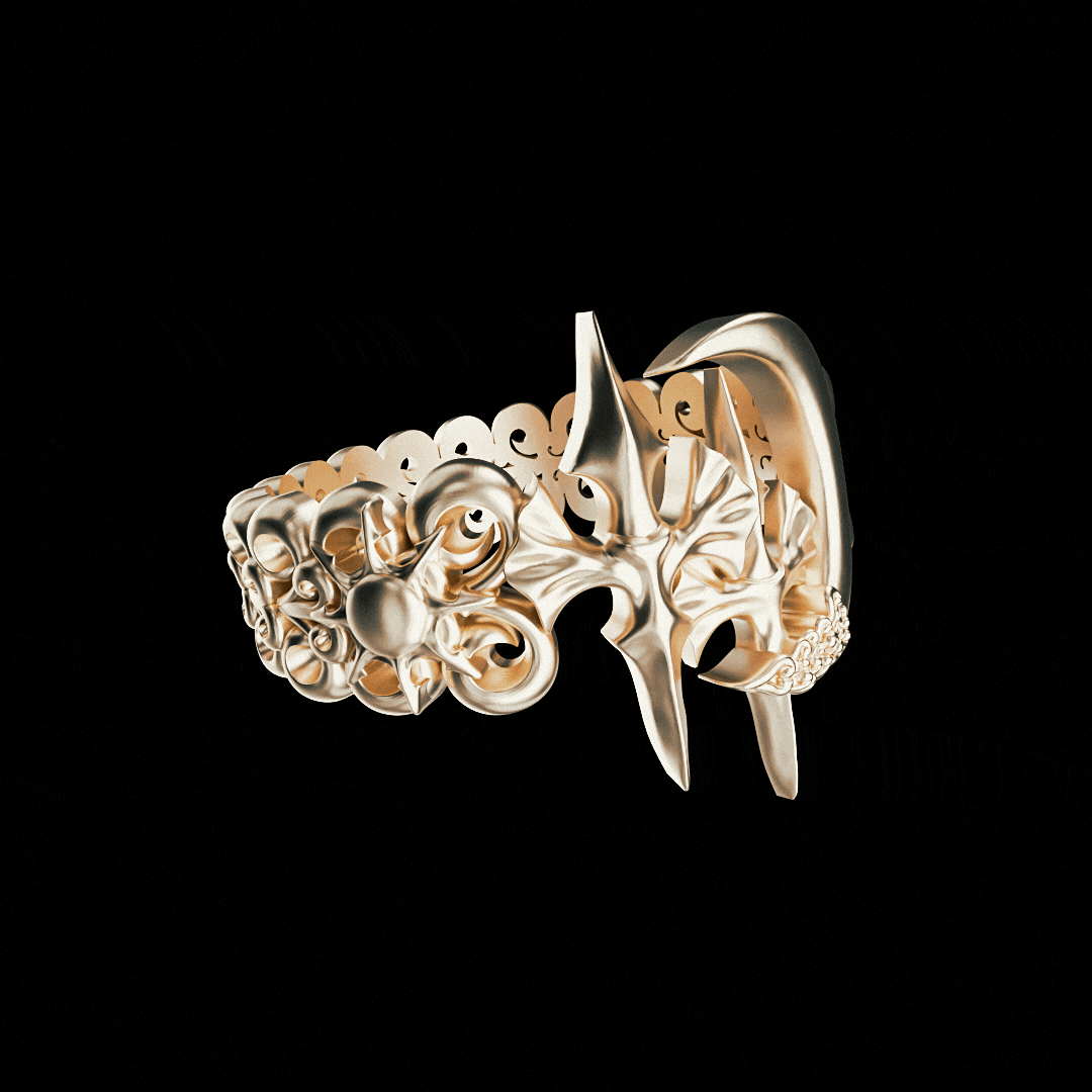 Gold Nyx Solara Ring