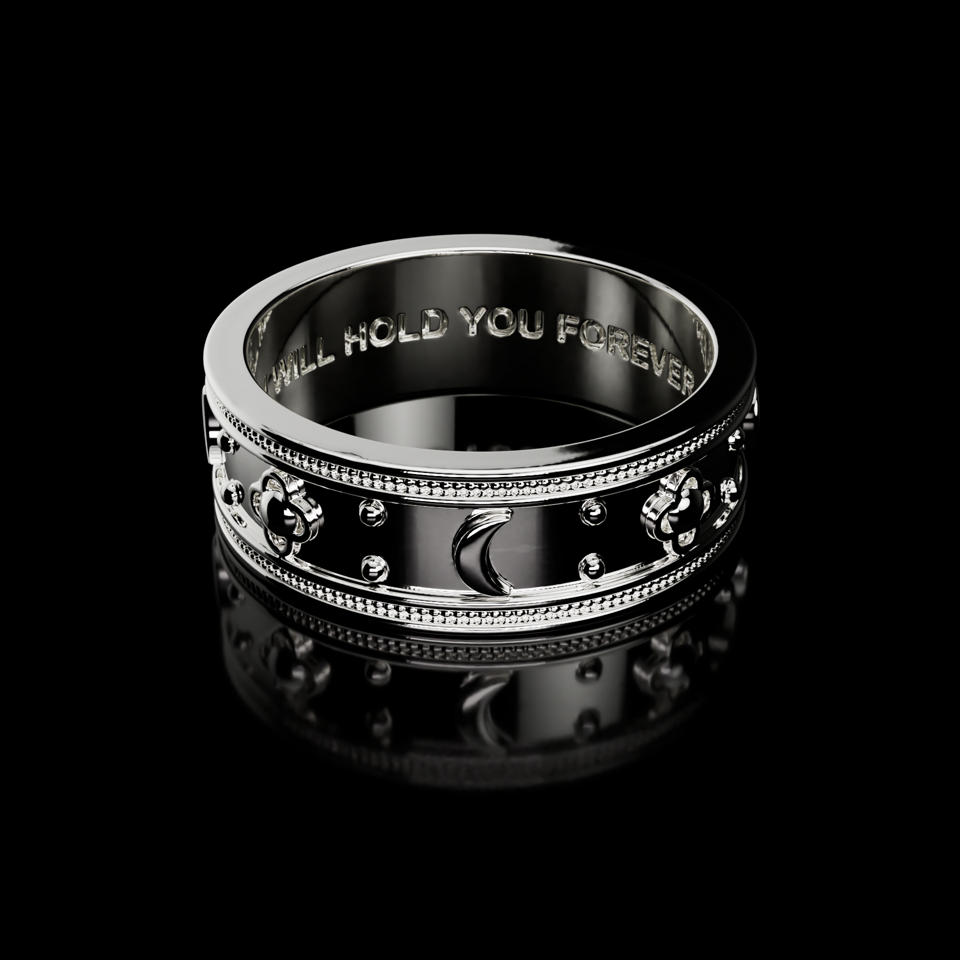 Lovers Eclipse Ring Set - Fashion Jewelry by Yordy.