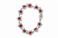 Scarlet Halo Bracelet - Fashion Jewelry by Yordy.