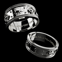 Lovers Eclipse Ring Set - Fashion Jewelry by Yordy.