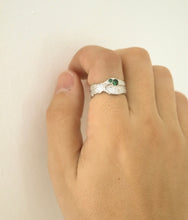 Load image into Gallery viewer, Melted Emerald Ring - Fashion Jewelry by Yordy.