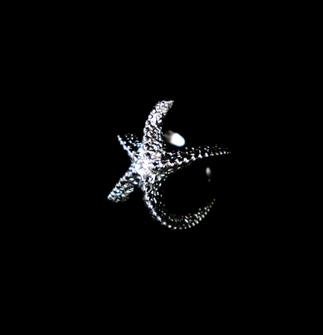 Silver Starfish Ring - Fashion Jewelry by Yordy.