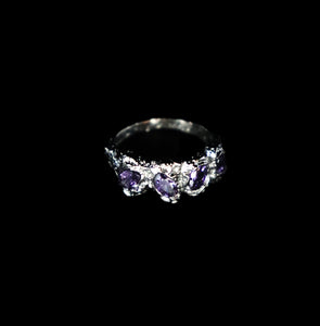 Lavender Swirls Ring - Fashion Jewelry by Yordy.