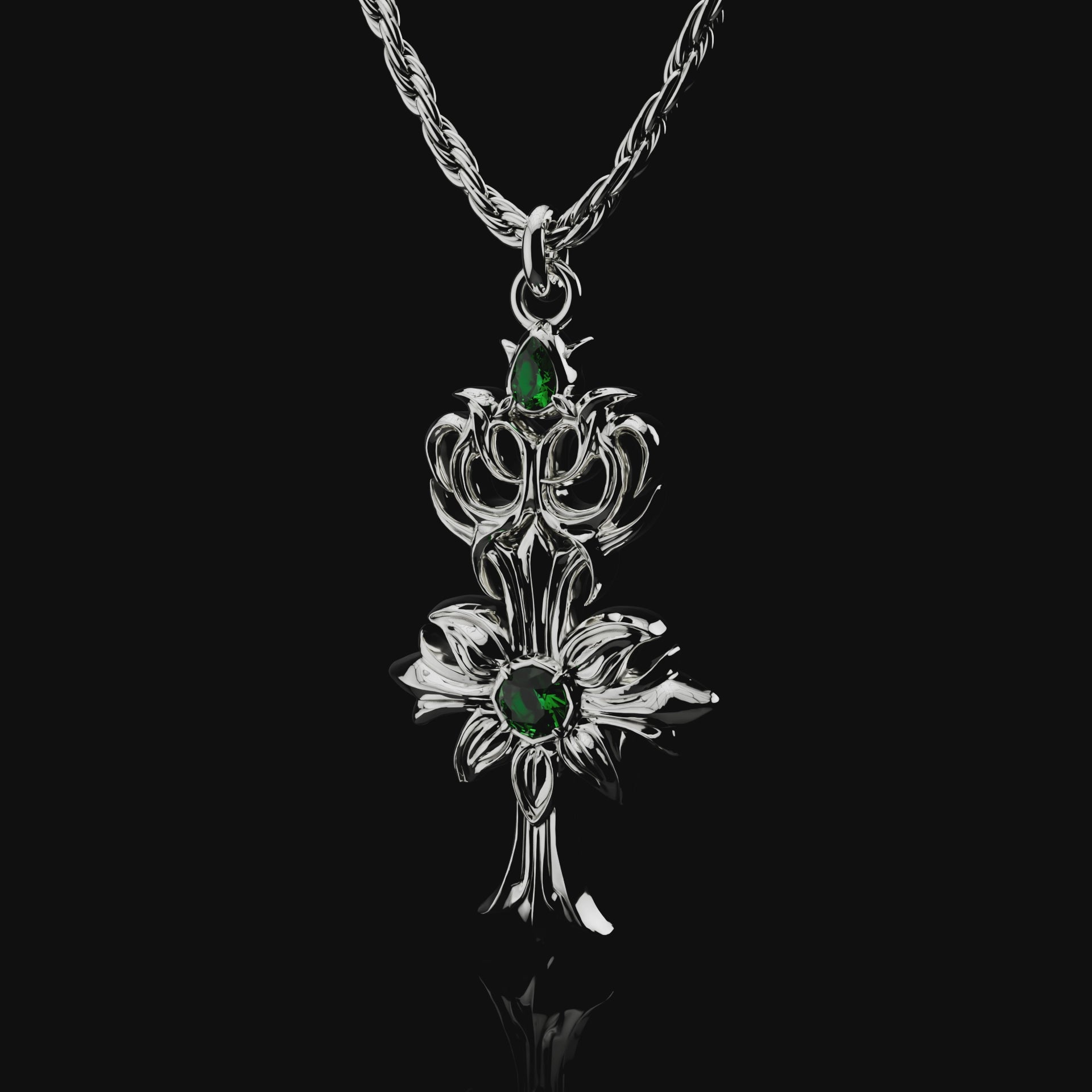 Verdant Sakura Necklace – YORDY | Luxury Fashion Jewelry