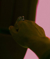 Silver Forbidden Kiss Ring - Fashion Jewelry by Yordy.