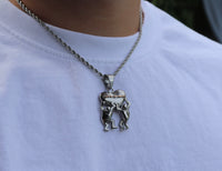 Silver Love is Pain Necklace - Fashion Jewelry by Yordy.