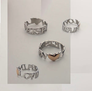 Silver Love is Pain Ring - Fashion Jewelry by Yordy.