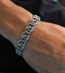Silver Snake Head Bracelet - Fashion Jewelry by Yordy.