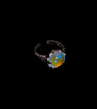 Load image into Gallery viewer, Silver Iridescent Moon Ring - Fashion Jewelry by Yordy.