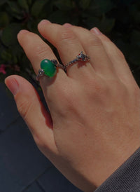 Silver Snake Bite Ring - Fashion Jewelry by Yordy.