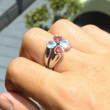 Load image into Gallery viewer, Multi Hearted Ring - Fashion Jewelry by Yordy.