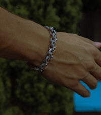 Silver Spikes Bracelet - Fashion Jewelry by Yordy.