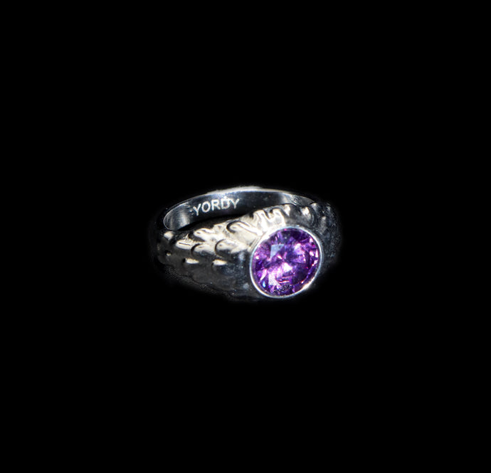 Purple Melting Stone Ring - Fashion Jewelry by Yordy.