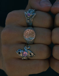 Silver Soul Stone Ring - Fashion Jewelry by Yordy.