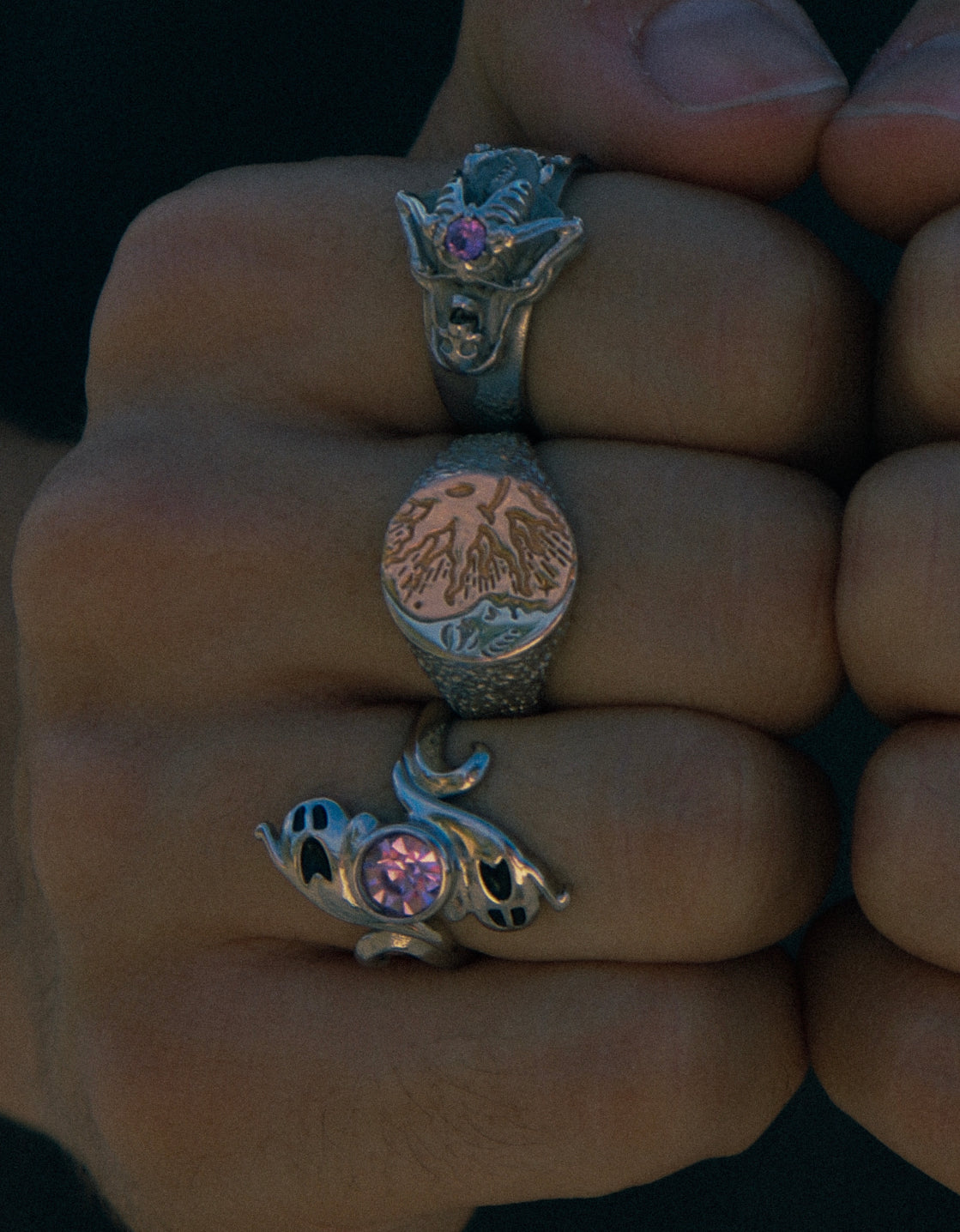 Silver Soul Stone Ring - Fashion Jewelry by Yordy.