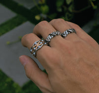 Silver Pearl Illusion Ring - Fashion Jewelry by Yordy.