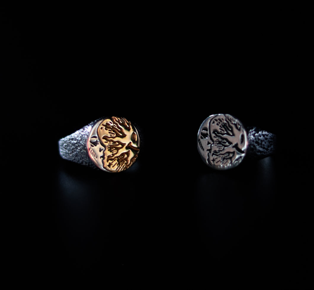 Silver Lovers of the Sky Ring - Fashion Jewelry by Yordy.