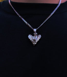 Silver Wings of Love Pendant - Fashion Jewelry by Yordy.