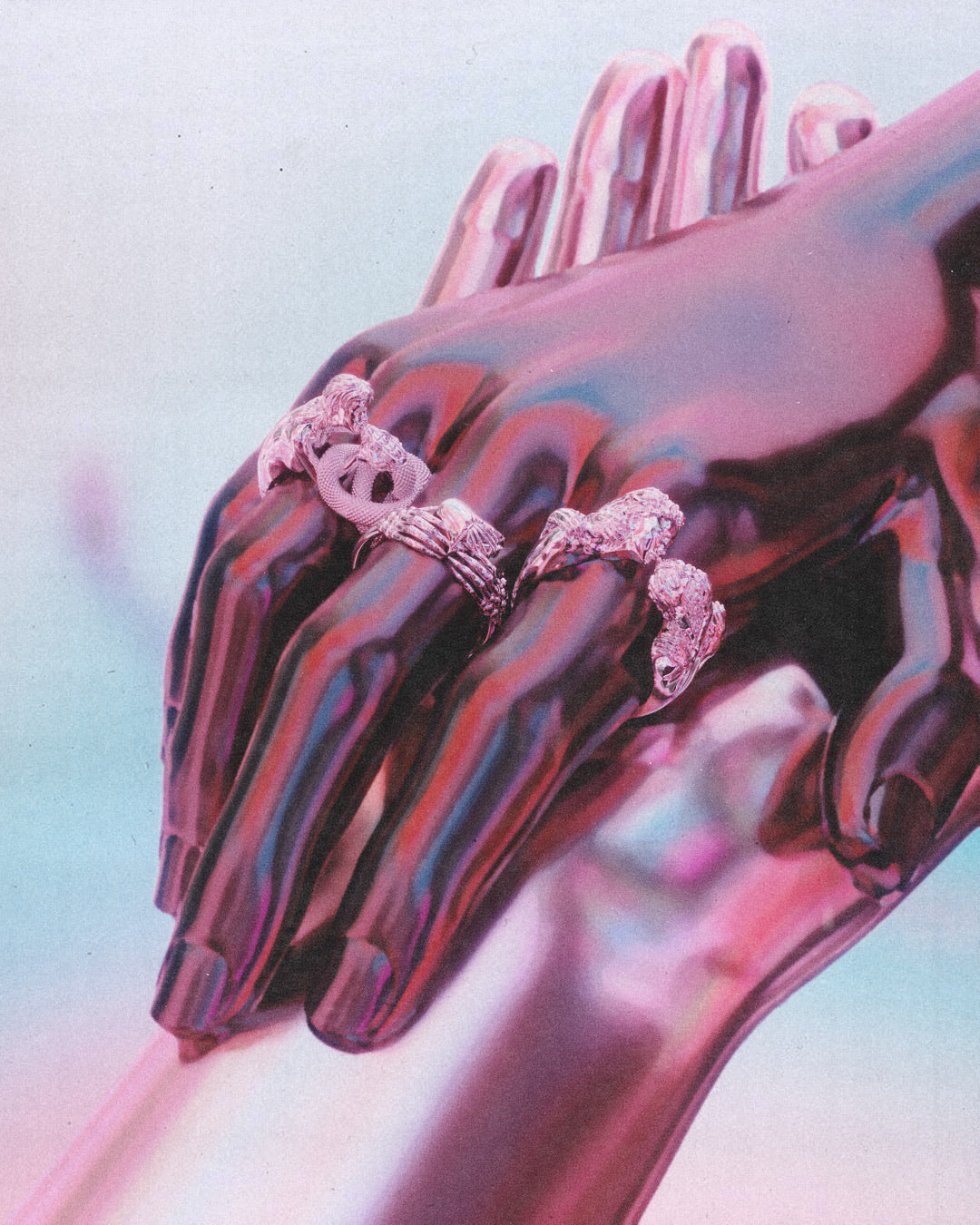 Silver Forbidden Kiss Ring - Fashion Jewelry by Yordy.