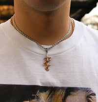 Burning Dagger Pendant - Fashion Jewelry by Yordy.