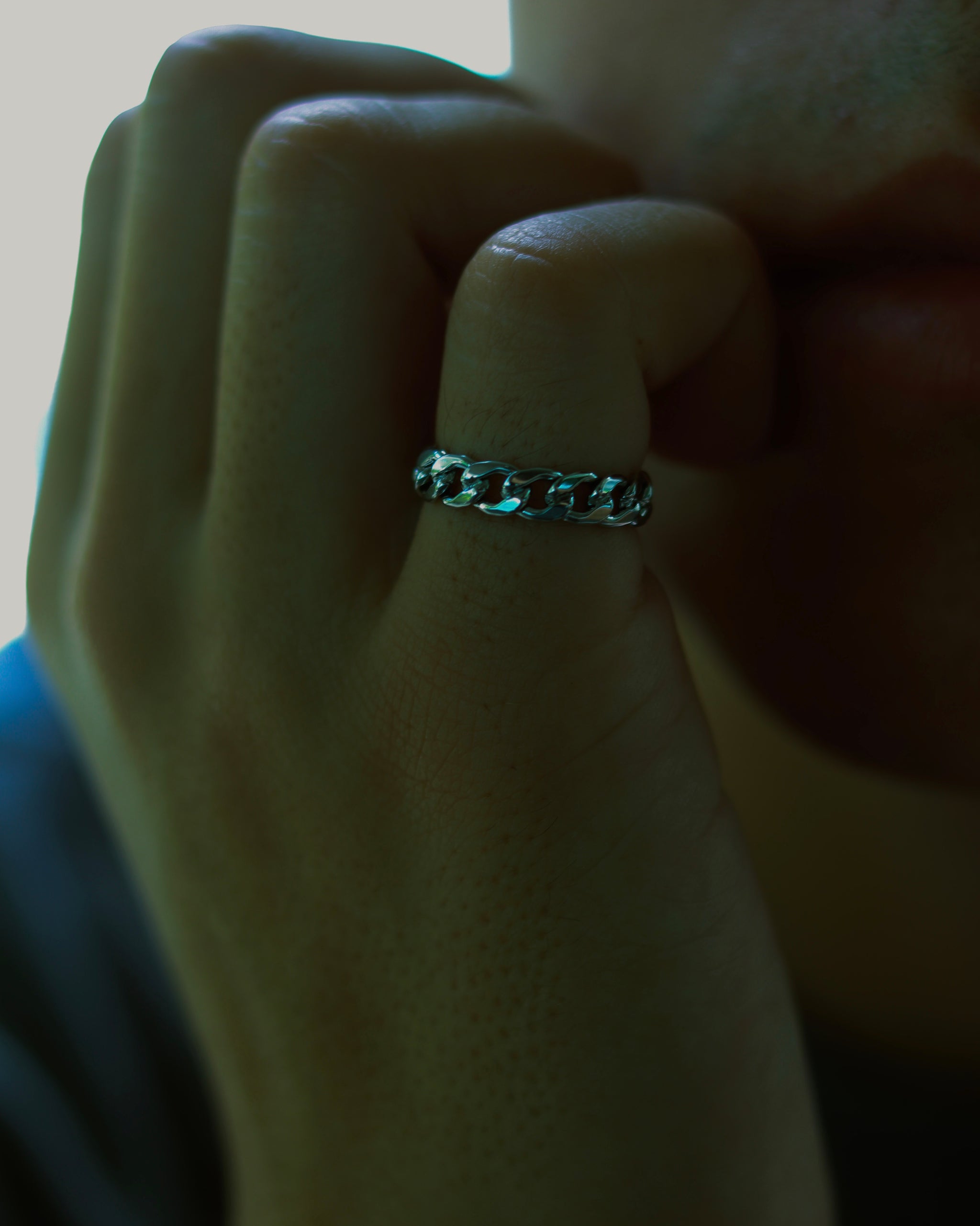 Silver Chain Ring - Fashion Jewelry by Yordy.