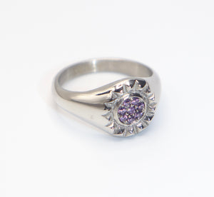 Purple Sun Ring - Fashion Jewelry by Yordy.
