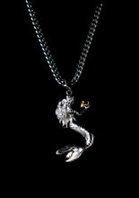 Load image into Gallery viewer, Silver Mermaids Love Necklace - Fashion Jewelry by Yordy.