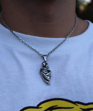 Load image into Gallery viewer, Silver Last Bite Necklace - Fashion Jewelry by Yordy.