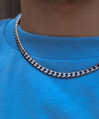 Silver Curb Chain 6mm - Fashion Jewelry by Yordy.