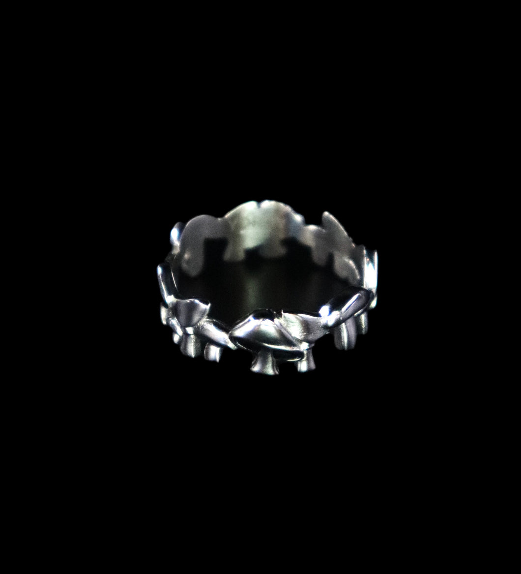 Silver Mushroom Ring - Fashion Jewelry by Yordy.