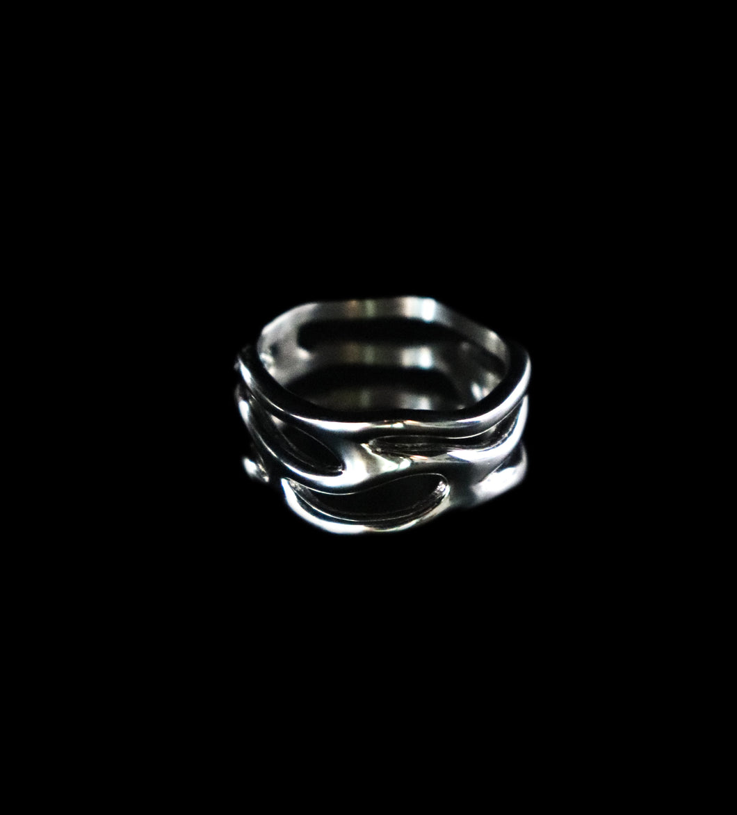Silver Twirls Ring - Fashion Jewelry by Yordy.