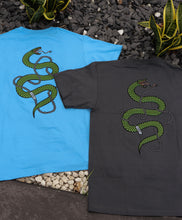 Load image into Gallery viewer, Baby Blue Snake Tee - Fashion Jewelry by Yordy.