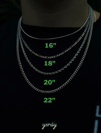 Silver Barbwire Chain - Fashion Jewelry by Yordy.