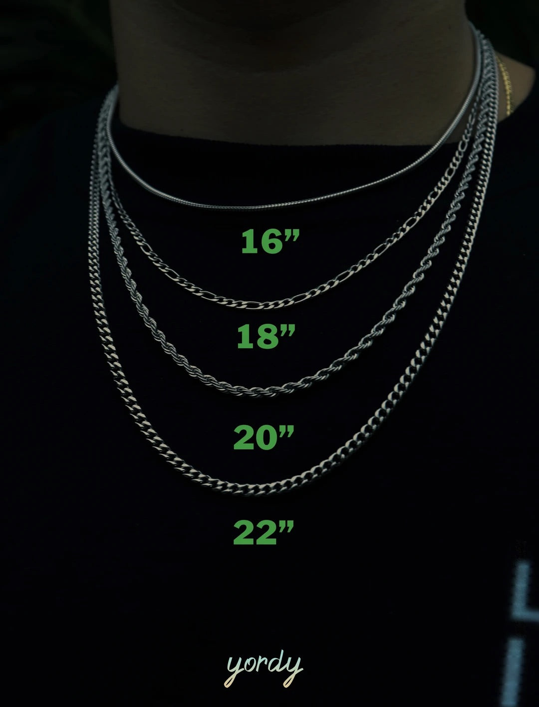 Silver Barbwire Chain - Fashion Jewelry by Yordy.