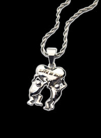 Silver Love is Pain Necklace - Fashion Jewelry by Yordy.