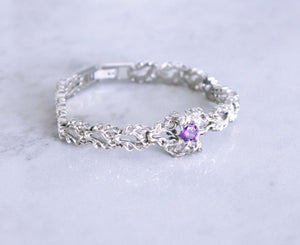Purple Burning Jewel Bracelet - Fashion Jewelry by Yordy.