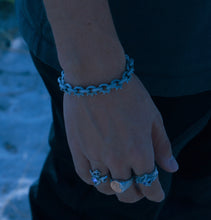 Load image into Gallery viewer, Silver Spikes Bracelet - Fashion Jewelry by Yordy.