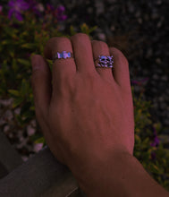 Load image into Gallery viewer, Silver “Twins of Hell” Ring - Fashion Jewelry by Yordy.