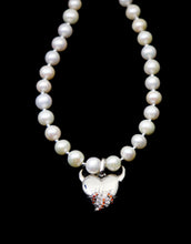 Load image into Gallery viewer, Evil Love Pearl Necklace - Fashion Jewelry by Yordy.