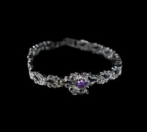 Purple Burning Jewel Bracelet - Fashion Jewelry by Yordy.