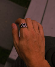 Load image into Gallery viewer, Silver “Twins of Hell” Ring - Fashion Jewelry by Yordy.