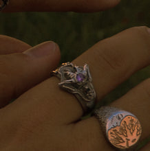 Load image into Gallery viewer, Silver Jeweled Heart Ring - Fashion Jewelry by Yordy.